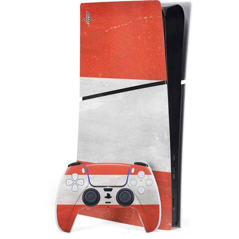 Distressed Austria Flag PlayStation PS5 Skins